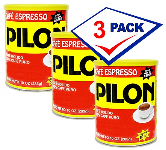 Pilon cuban coffee can 10 Oz. Pack of 3.
